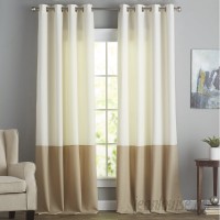 Three Posts Darden Solid Semi-Sheer Grommet Single Curtain Panel TRPT3167
