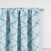 Zipcode Design Allen Ikat Room Darkening Thermal Rod Pocket Single Curtain Panel ZPCD3194
