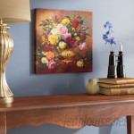 Alcott Hill "Roses from a Victorian Garden" by Albert Williams Painting Print on Wrapped Canvas ALCT2074