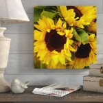 August Grove 'Sunflowers' Photographic Print on Wrapped Canvas AGRV4418