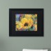 Charlton Home 'Blue Sunflowers' Print on Canvas CHRH7375