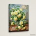 Charlton Home 'Princess Diana Roses in a Cut Glass Vase' Painting Print on Canvas CHRL2055