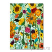 Fleur De Lis Living 'Sunflower House' Painting Print on Wrapped Canvas FDLV3840