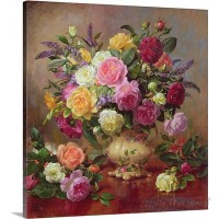 Great Big Canvas 'Roses from a Victorian Garden' by Albert Williams Painting Print GRNG2252