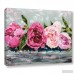 One Allium Way Row of Peonies II Painting Print on Wrapped Canvas OAWY5639