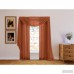House of Hampton Martinson Sheer Voile Window Scarf Curtain Valance HOHM8130