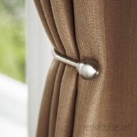 Birch Lane™ Brushed Nickel Drapery Curtain Holdback BL3688