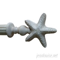 Hickory Manor House Star Fish Curtain Finial HIMH1481