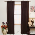 Andover Mills Cherrywood Solid Blackout Thermal Rod Pocket Curtain Panels ANDV4422