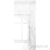Ben and Jonah Solid Semi-Sheer Rod Pocket Curtain Panels BANJ1226