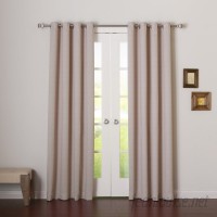 Best Home Fashion, Inc. Plaid Check Blackout Grommet Curtain Panels BEHF1103