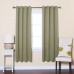 Best Home Fashion, Inc. Solid Blackout Thermal Grommet Curtain Panels BEHF1739