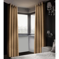 Ebern Designs Alderson Linen Look Solid Room Darkening Thermal Panel Pair EBND4432