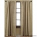 Gracie Oaks Lindenwold Solid Burlap Curtain Panels GRKS8466
