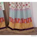 Greenland Home Fashions Thalia Striped Sheer Tab Top Curtain Panels GHF2827