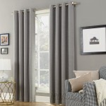 Sun Zero Baxter Home Theater Grade Extreme Solid Max Blackout Thermal Grommet Single Curtain Panel SUNZ1272
