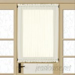 Sweet Home Collection Solid Semi-Sheer Rod Pocket Single Curtain Panel SWET2549