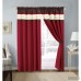 Winston Porter Frontenac Luxury Striped Rod Pocket Curtain Panels MRHM1101