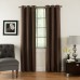 Ardor Home Solid Semi-Sheer Thermal Grommet Curtain Panels ADRH1018