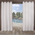 Bay Isle Home Lythrodontas Heavy Textured Solid Outdoor Grommet Curtain Panels BAYI8321