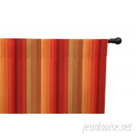 Eddie Bauer Striped Semi-Sheer Rod Pocket Single Curtain Panel ERB1559