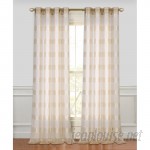 Highland Dunes Barbados Striped Sheer Grommet Curtain Panels HIDN1011