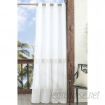 Parasol Summerland Key Solid Sheer Outdoor Grommet Single Curtain Panel ECP1057