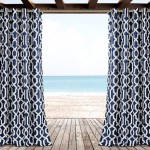 Viv + Rae Vance Damask Outdoor Grommet Curtain Panels VVRE4671
