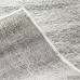 Mercury Row Lada Abstract Waves Gray/White Area Rug MCRR2219