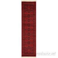 World Menagerie Kowloon Red Area Rug WDMG6712