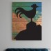 Artzee Designs 'Modern Farm Rooster' Graphic Art on Wrapped Canvas ATZE1081