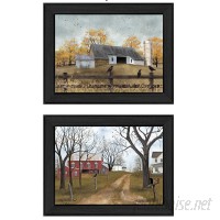 August Grove 'Country Roads' 2 Piece Framed Painting Print Set AGTG3411