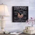 August Grove Farmers Market I Vintage Advertisement Wrapped on Canvas ATGR5768