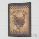 August Grove Rusty Rooster Inn Wall Art on Plaque ATGR5020