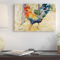East Urban Home 'Colorful Rooster' Print ESTN1257