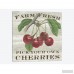 East Urban Home Farm Fresh Cherries Graphic Art on Wrapped Canvas USSC8522