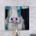GreenBox Art 'Cow Close Up' by Cathy Walters Painting Print on Canvas GNBX2284