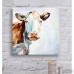 GreenBox Art Farm Cow by Emily Drummond Painting Print on Wrapped Canvas GNBX2581