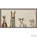 Mercury Row 'Donkey, Llama, Goat, Sheep' Acrylic Painting Print on Canvas in Cream MCRW3303