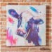 Mercury Row Watercolor Cow Painting Print on Canvas MROW5675