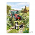 Trademark Art 'Tractor' Print on Canvas HYT69475
