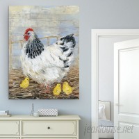 WexfordHome 'Farmhouse Chicken' by Sally Swatland Painting Print on Wrapped Canvas WEXF1925