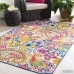 Ebern Designs Dorinda Yellow/Pink Indoor/Outdoor Area Rug EBND7734