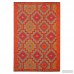 Loon Peak Patterson Square Red Indoor/Outdoor Area Rug LNPE7113