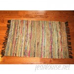 Bay Isle Home One-of-a-Kind Linmore Over-Dyed Hand-Woven Tan Area Rug HOJE1160