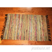 Bay Isle Home One-of-a-Kind Linmore Over-Dyed Hand-Woven Tan Area Rug HOJE1160