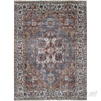 Bloomsbury Market One-of-a-Kind Beverly Hand-Knotted Wool Dark Blue Area Rug BBMT1419