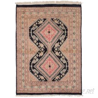 Bloomsbury Market One-of-a-Kind Etting Hand-Knotted Wool Tan Area Rug BLMS1853