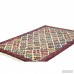 Bloomsbury Market One-of-a-Kind Hasler Hand Woven Wool Ivory/Red/Green Area Rug BLMS2229