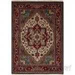 Bloomsbury Market One-of-a-Kind Larsen Oriental Hand-Knotted Wool Red Area Rug BLMT5935